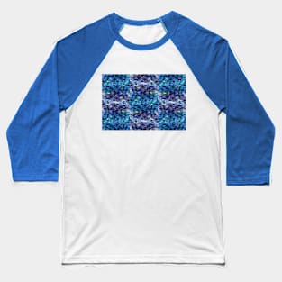 Tiles in Cold Tones Baseball T-Shirt